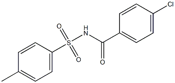 4-chloro-N-[(4-methylbenzene)sulfonyl]benzamide Struktur