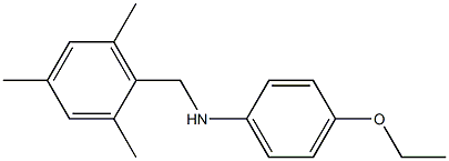 4-ethoxy-N-[(2,4,6-trimethylphenyl)methyl]aniline Struktur