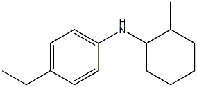 4-ethyl-N-(2-methylcyclohexyl)aniline Struktur