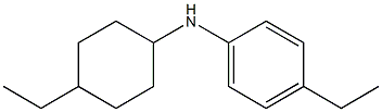 4-ethyl-N-(4-ethylcyclohexyl)aniline Struktur