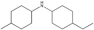 4-ethyl-N-(4-methylcyclohexyl)cyclohexan-1-amine Struktur