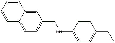 4-ethyl-N-(naphthalen-2-ylmethyl)aniline Struktur