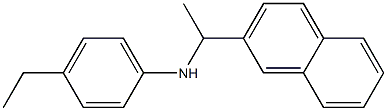 4-ethyl-N-[1-(naphthalen-2-yl)ethyl]aniline Struktur