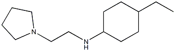 4-ethyl-N-[2-(pyrrolidin-1-yl)ethyl]cyclohexan-1-amine Struktur