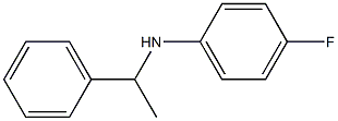 4-fluoro-N-(1-phenylethyl)aniline Struktur