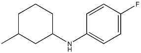 4-fluoro-N-(3-methylcyclohexyl)aniline Struktur