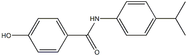 4-hydroxy-N-[4-(propan-2-yl)phenyl]benzamide Struktur