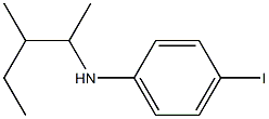 4-iodo-N-(3-methylpentan-2-yl)aniline Struktur