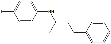 4-iodo-N-(4-phenylbutan-2-yl)aniline Struktur