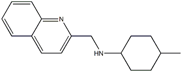 4-methyl-N-(quinolin-2-ylmethyl)cyclohexan-1-amine Struktur