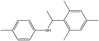 4-methyl-N-[1-(2,4,6-trimethylphenyl)ethyl]aniline Struktur