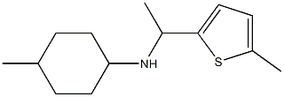 4-methyl-N-[1-(5-methylthiophen-2-yl)ethyl]cyclohexan-1-amine Struktur