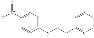 4-nitro-N-[2-(pyridin-2-yl)ethyl]aniline Struktur