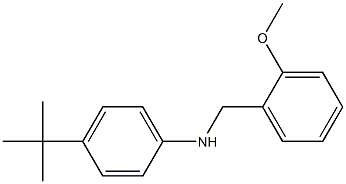 4-tert-butyl-N-[(2-methoxyphenyl)methyl]aniline Struktur