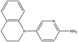 5-(1,2,3,4-tetrahydroquinolin-1-yl)pyridin-2-amine Struktur