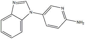 5-(1H-1,3-benzodiazol-1-yl)pyridin-2-amine Struktur