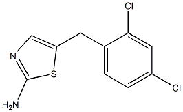 5-(2,4-dichlorobenzyl)-1,3-thiazol-2-amine Struktur