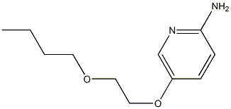 5-(2-butoxyethoxy)pyridin-2-amine Struktur