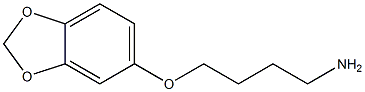 5-(4-aminobutoxy)-2H-1,3-benzodioxole Struktur