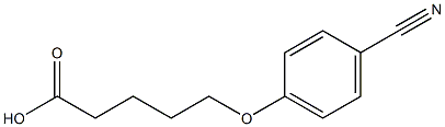 5-(4-cyanophenoxy)pentanoic acid Struktur