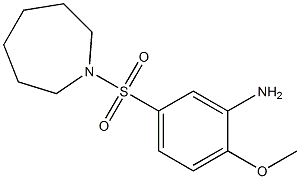 5-(azepane-1-sulfonyl)-2-methoxyaniline Struktur