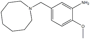 5-(azocan-1-ylmethyl)-2-methoxyaniline Struktur