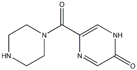 5-(piperazin-1-ylcarbonyl)-1,2-dihydropyrazin-2-one Struktur