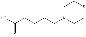 5-(thiomorpholin-4-yl)pentanoic acid Struktur