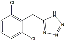 5-[(2,6-dichlorophenyl)methyl]-1H-1,2,3,4-tetrazole Struktur