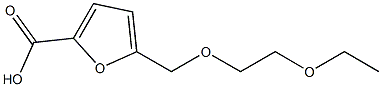 5-[(2-ethoxyethoxy)methyl]-2-furoic acid Struktur