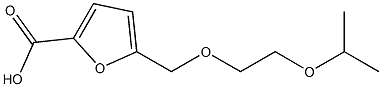 5-[(2-isopropoxyethoxy)methyl]-2-furoic acid Struktur