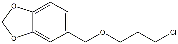 5-[(3-chloropropoxy)methyl]-1,3-benzodioxole Struktur