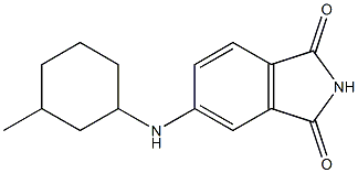 5-[(3-methylcyclohexyl)amino]-2,3-dihydro-1H-isoindole-1,3-dione Struktur