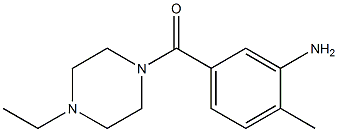 5-[(4-ethylpiperazin-1-yl)carbonyl]-2-methylaniline Struktur