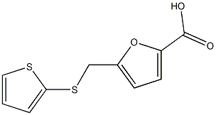 5-[(thiophen-2-ylsulfanyl)methyl]furan-2-carboxylic acid Struktur