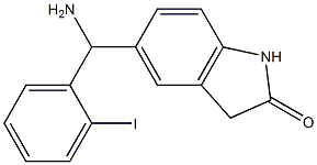 5-[amino(2-iodophenyl)methyl]-2,3-dihydro-1H-indol-2-one Struktur