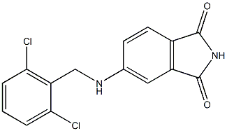 5-{[(2,6-dichlorophenyl)methyl]amino}-2,3-dihydro-1H-isoindole-1,3-dione Struktur