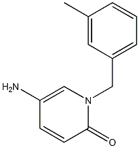 5-amino-1-[(3-methylphenyl)methyl]-1,2-dihydropyridin-2-one Struktur