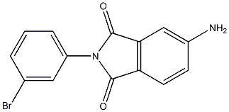 5-amino-2-(3-bromophenyl)-2,3-dihydro-1H-isoindole-1,3-dione Struktur