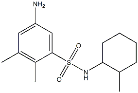 5-amino-2,3-dimethyl-N-(2-methylcyclohexyl)benzene-1-sulfonamide Struktur