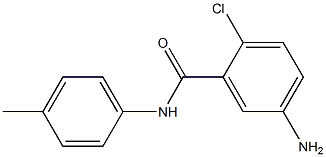 5-amino-2-chloro-N-(4-methylphenyl)benzamide Struktur