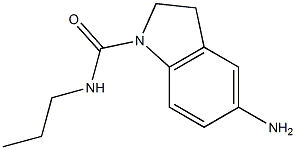 5-amino-N-propyl-2,3-dihydro-1H-indole-1-carboxamide Struktur