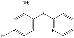 5-bromo-2-(pyridin-2-ylsulfanyl)aniline Struktur