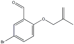 5-bromo-2-[(2-methylprop-2-en-1-yl)oxy]benzaldehyde Struktur