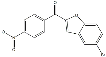 5-bromo-2-[(4-nitrophenyl)carbonyl]-1-benzofuran Struktur