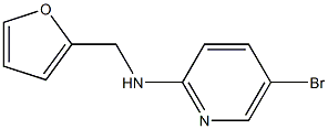 5-bromo-N-(furan-2-ylmethyl)pyridin-2-amine Struktur