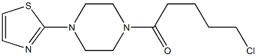 5-chloro-1-[4-(1,3-thiazol-2-yl)piperazin-1-yl]pentan-1-one Struktur