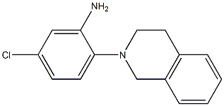 5-chloro-2-(1,2,3,4-tetrahydroisoquinolin-2-yl)aniline Struktur