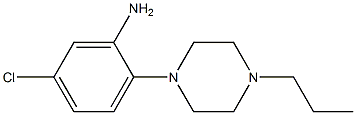 5-chloro-2-(4-propylpiperazin-1-yl)aniline Struktur