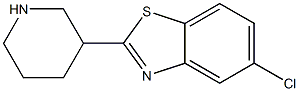 5-chloro-2-(piperidin-3-yl)-1,3-benzothiazole Struktur